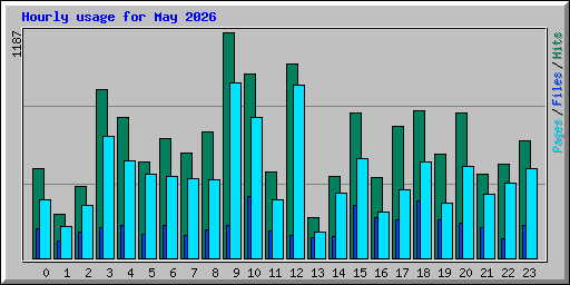 Hourly usage for May 2026